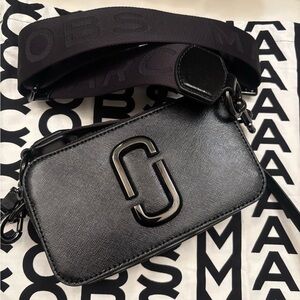 Marc Jacobs Black Logo Crossbody